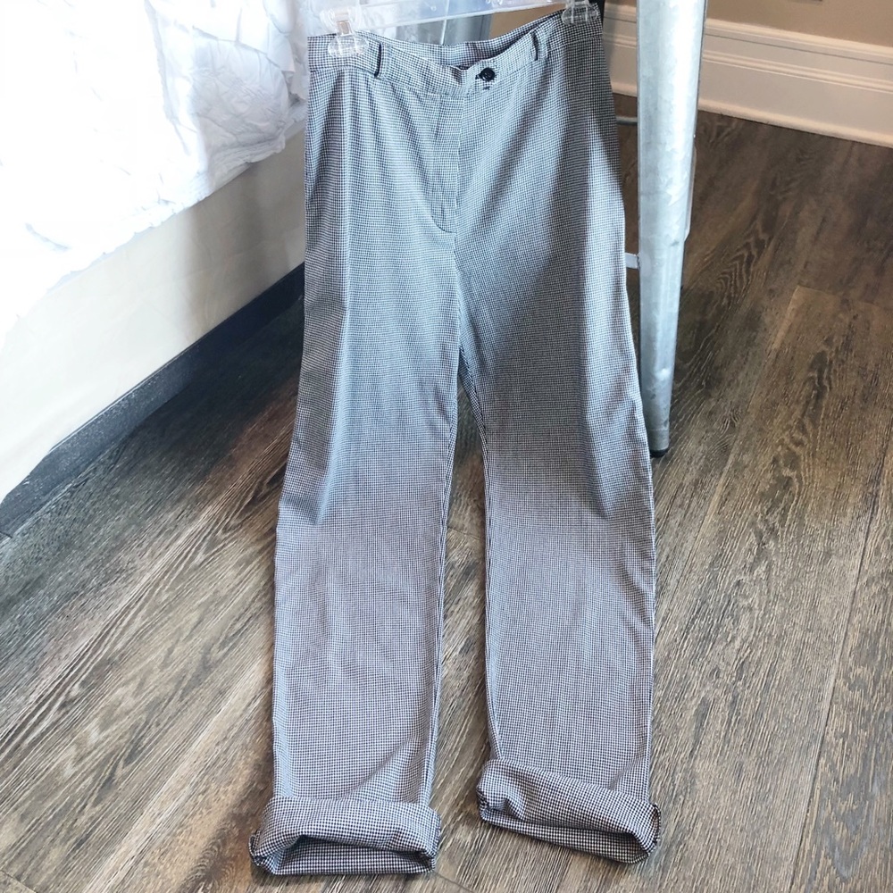 vintage high-wasted trousers